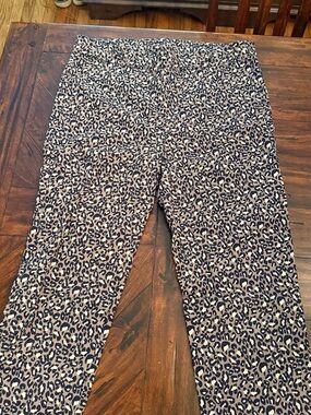 Leopard Print Leggings - Tan and Black